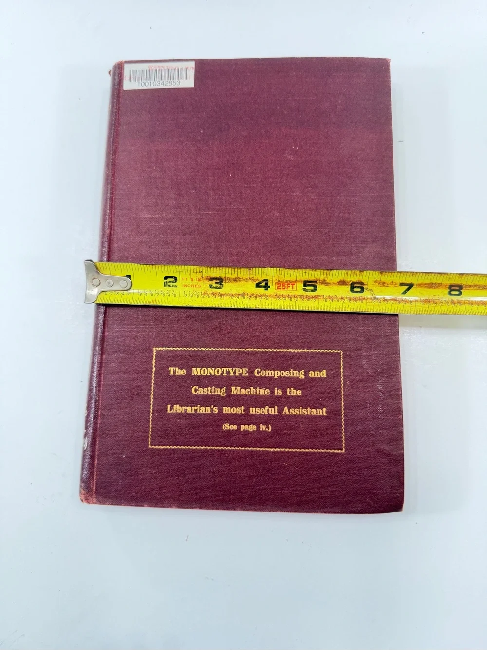 1910 Antique HC Book, Bibliography of Library Economy 1876-1909 By Cannons‎